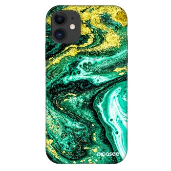 Etui na Apple iPhone 11 - Green Gold