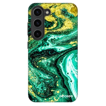 Etui na Samsung Galaxy S23+ 5G - Green Gold