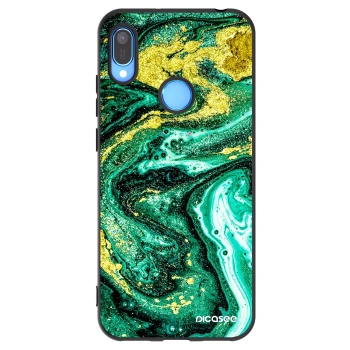 Etui na Huawei Y6 2019 - Green Gold