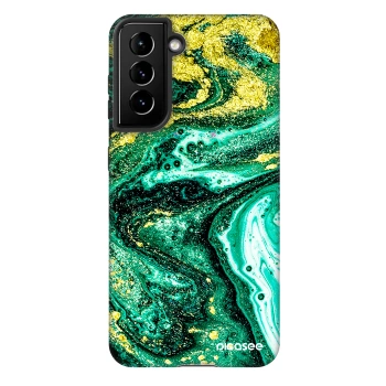 Etui na Samsung Galaxy S21 5G G991B - Green Gold