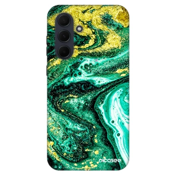 Etui na Samsung Galaxy A35 5G A356B - Green Gold