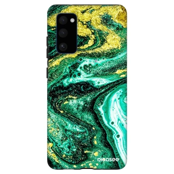 Etui na Samsung Galaxy S20 FE - Green Gold