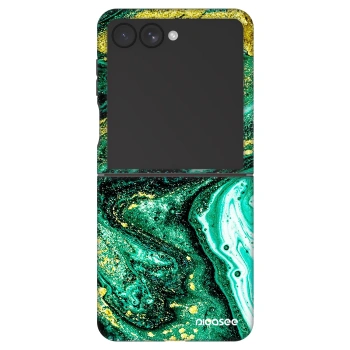 Picasee Fashion Case na Samsung Galaxy Z Flip7 5G - Green Gold