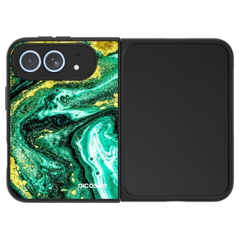 Etui na Apple iPhone Duo - Green Gold