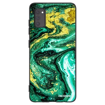 Etui na Samsung Galaxy A41 A415F - Green Gold