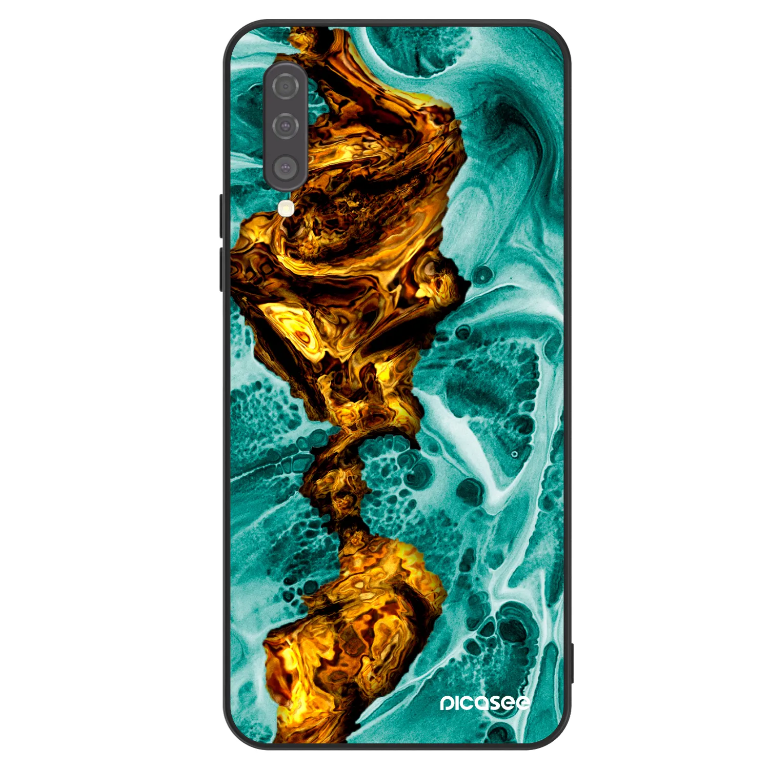 Picasee ULTIMATE CASE na Samsung Galaxy A50 A505F - Goldsky