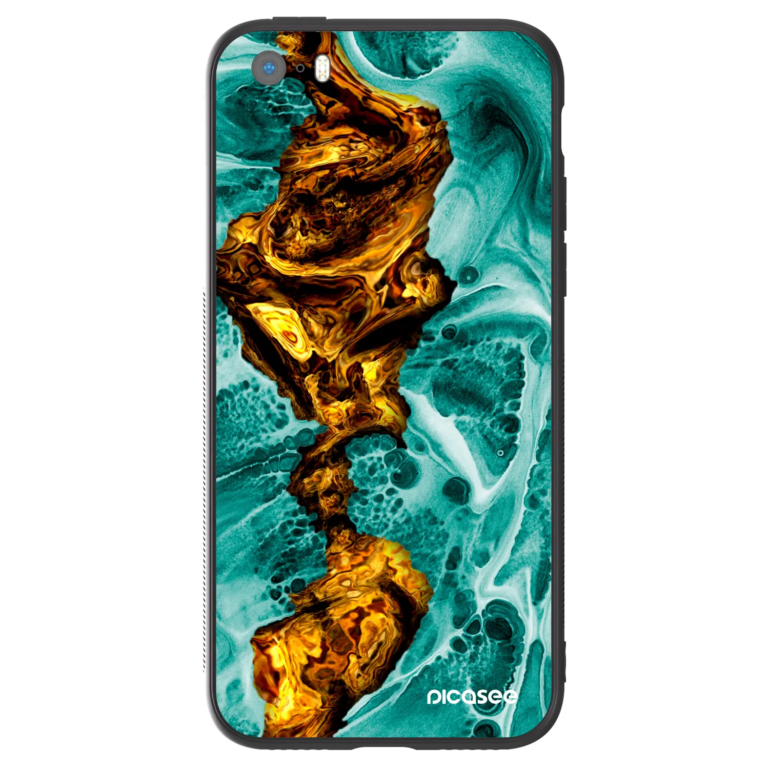 Picasee ULTIMATE CASE na Apple iPhone 5/5S/SE - Goldsky
