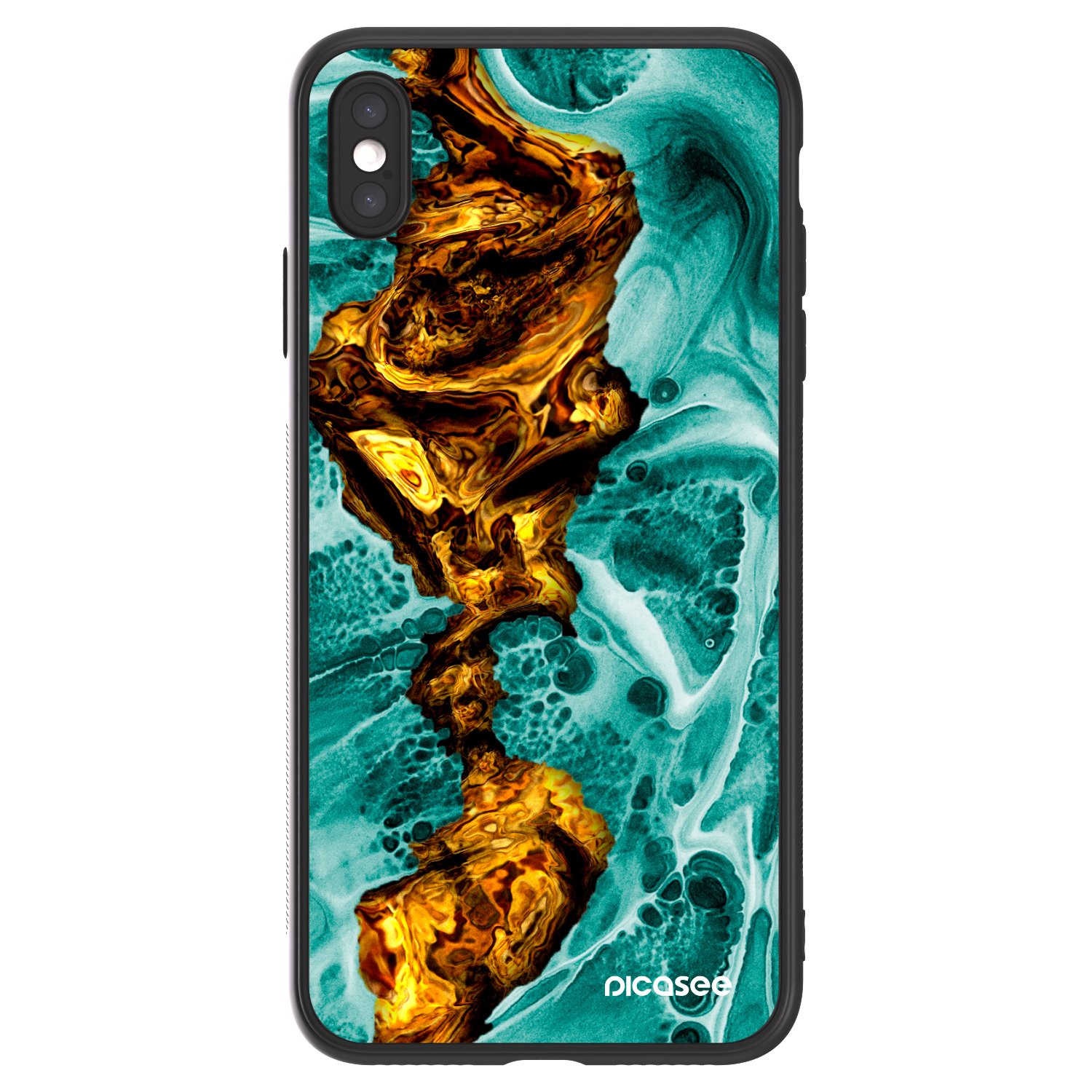 Picasee ULTIMATE CASE na Apple iPhone XS Max - Goldsky