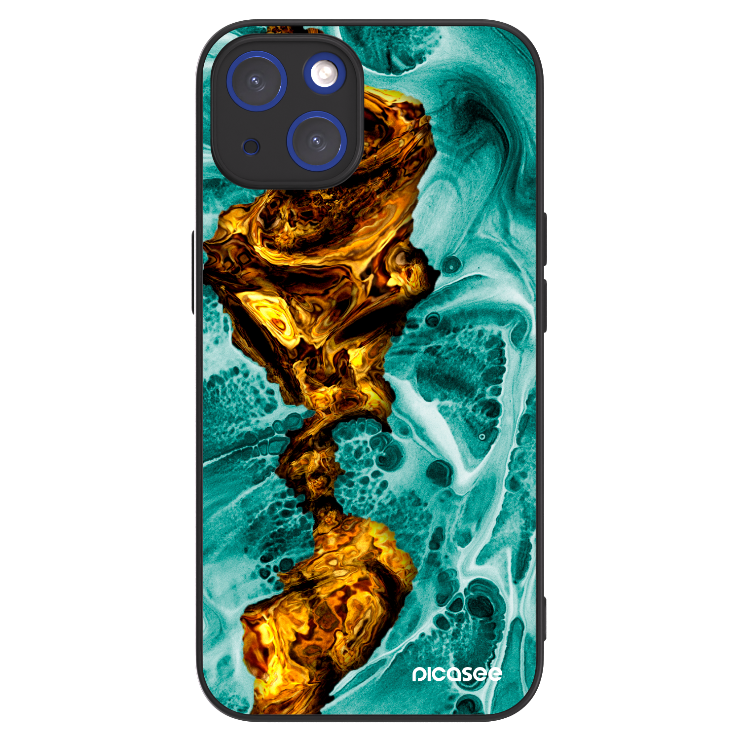 Picasee ULTIMATE CASE MagSafe pro Apple iPhone 14 - Goldsky