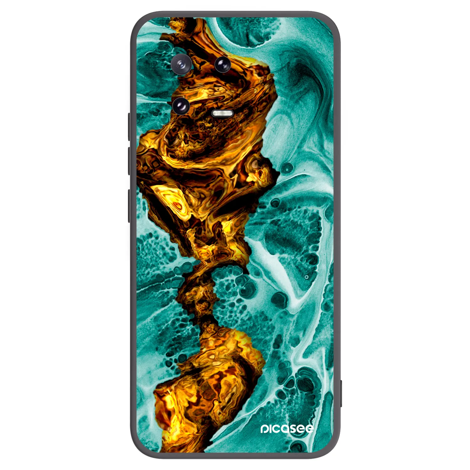Picasee silikonowe czarne etui na Xiaomi 13 Pro - Goldsky