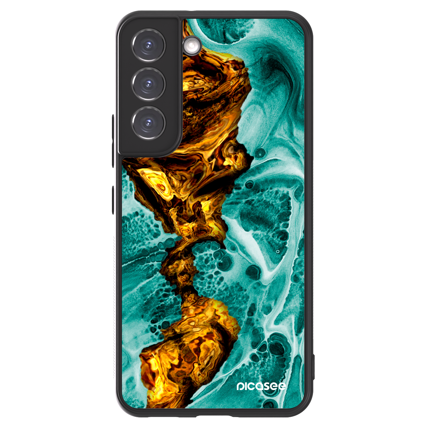 Picasee ULTIMATE CASE PowerShare pro Samsung Galaxy S22 5G - Goldsky