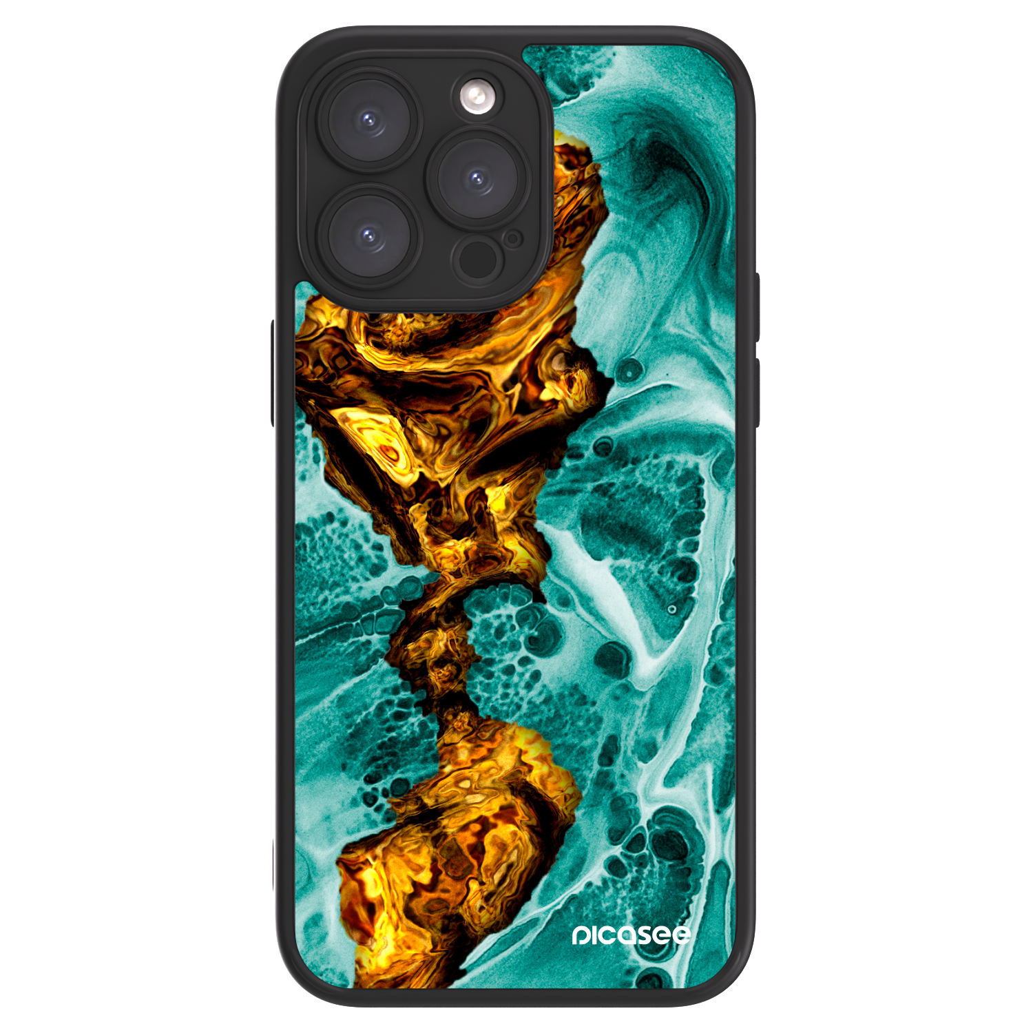 Picasee ULTIMATE CASE MagSafe pro Apple iPhone 15 Pro Max - Goldsky