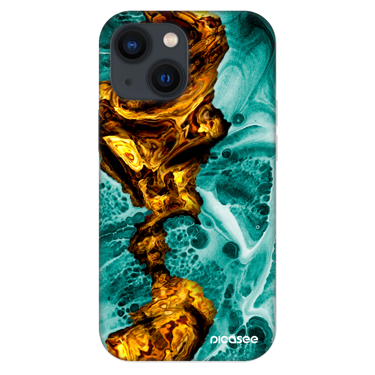 Picasee Fashion Case na Apple iPhone 13 mini - Goldsky