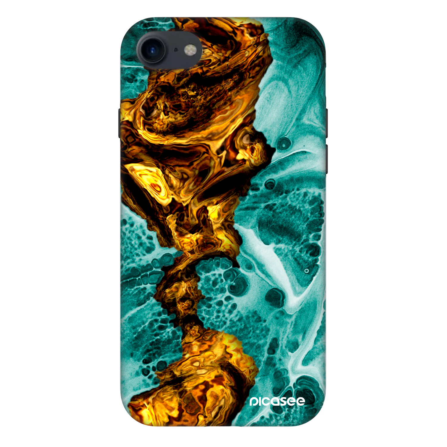 Picasee Fashion Case na Apple iPhone 8 - Goldsky