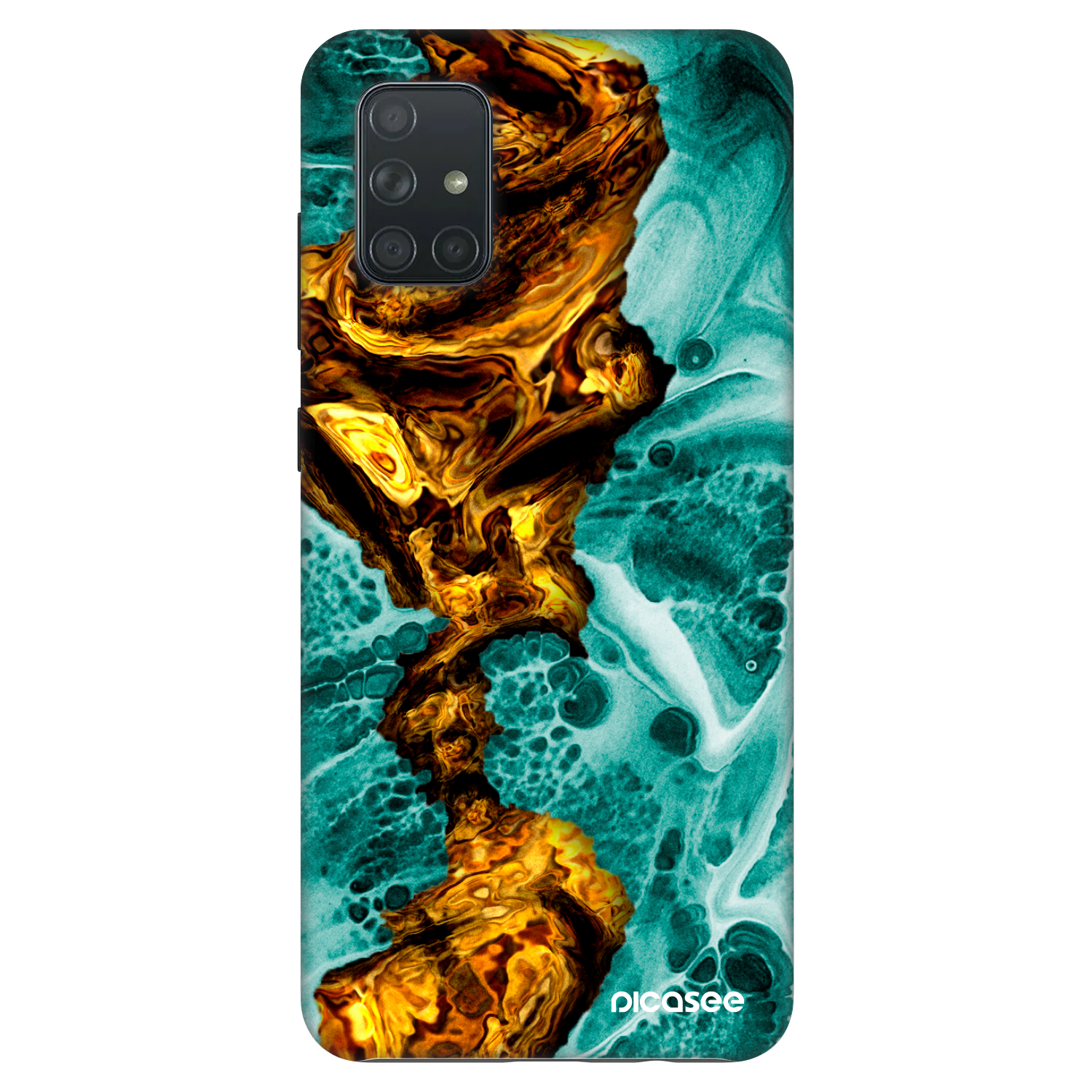 Picasee Fashion Case na Samsung Galaxy A71 A715F - Goldsky