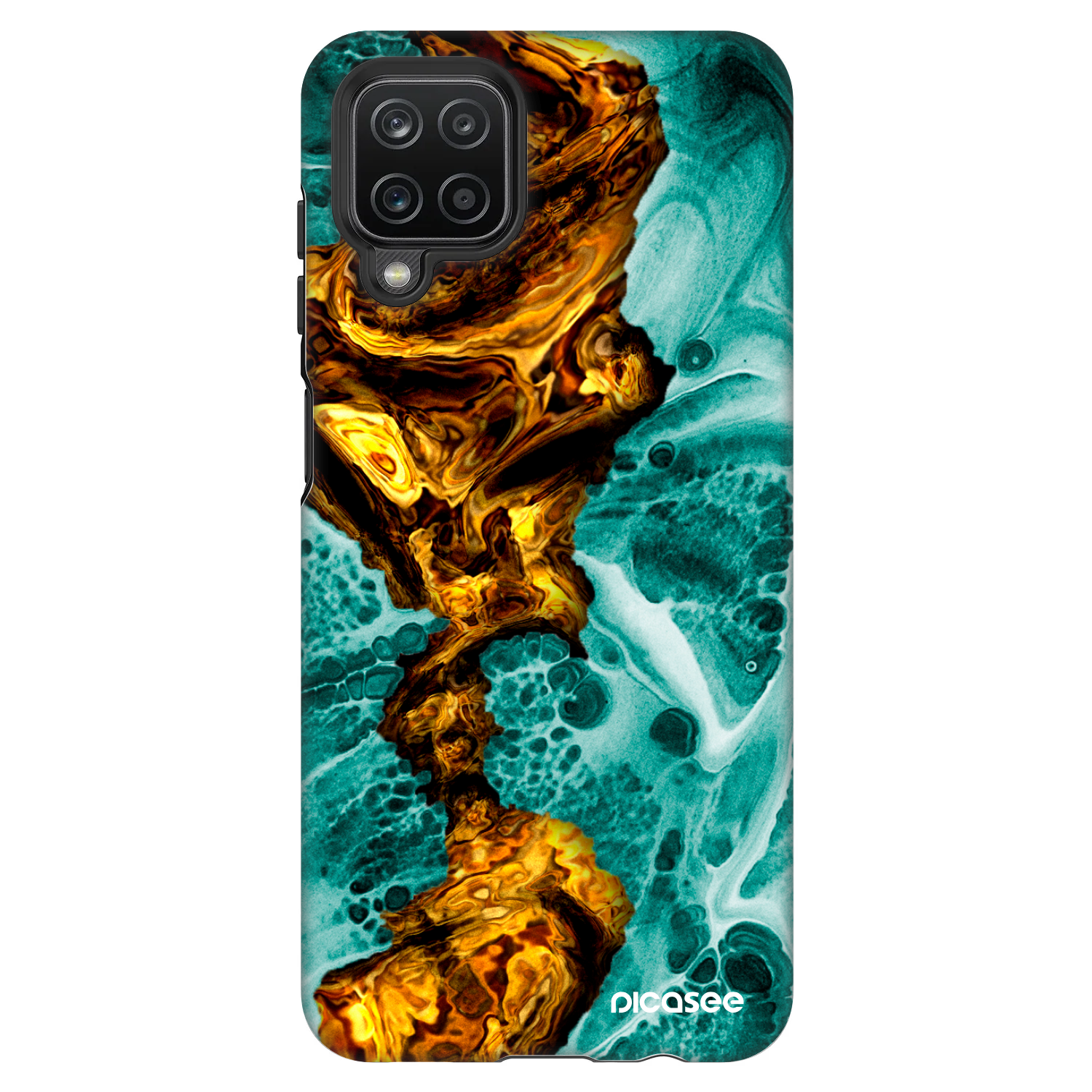 Picasee Fashion Case na Samsung Galaxy A12 A125F - Goldsky