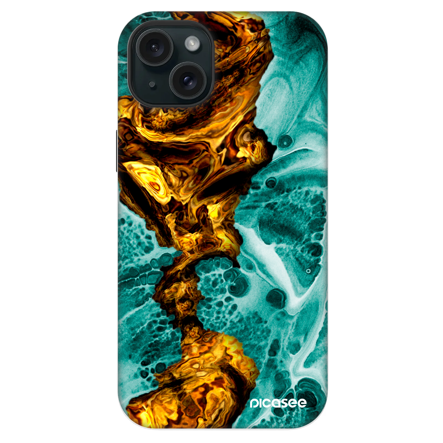 Picasee Fashion Case MagSafe na Apple iPhone 14 Plus - Goldsky