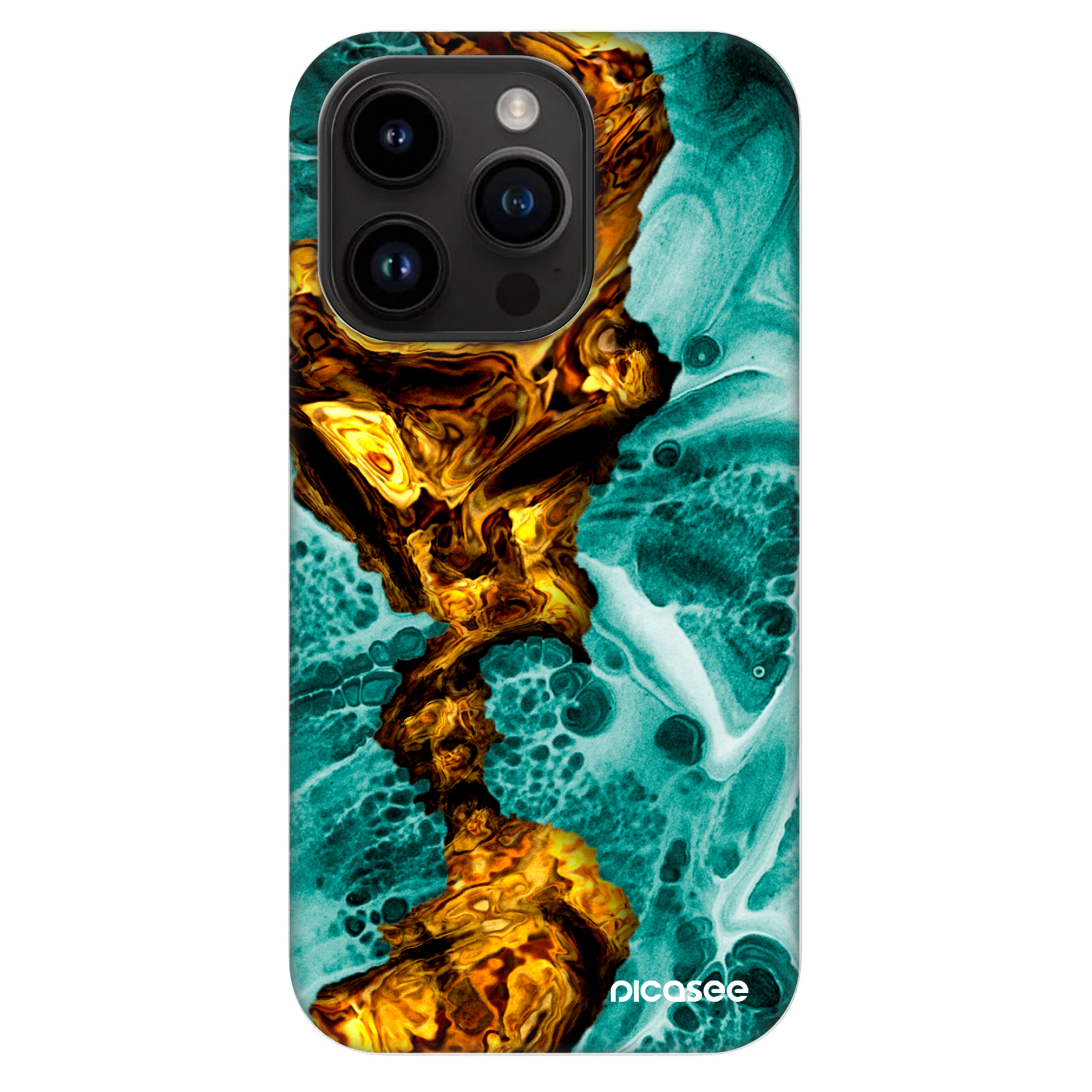 Picasee Fashion Case MagSafe na Apple iPhone 14 Pro - Goldsky