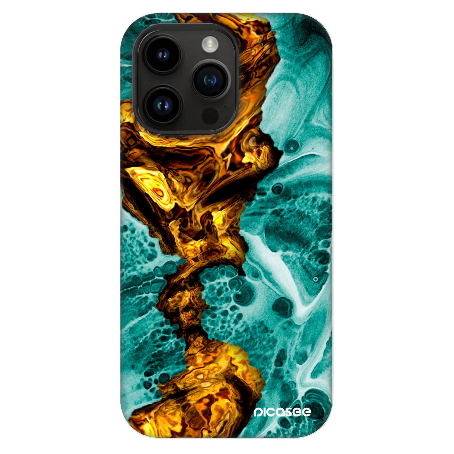 Picasee Fashion Case MagSafe na Apple iPhone 14 Pro Max - Goldsky