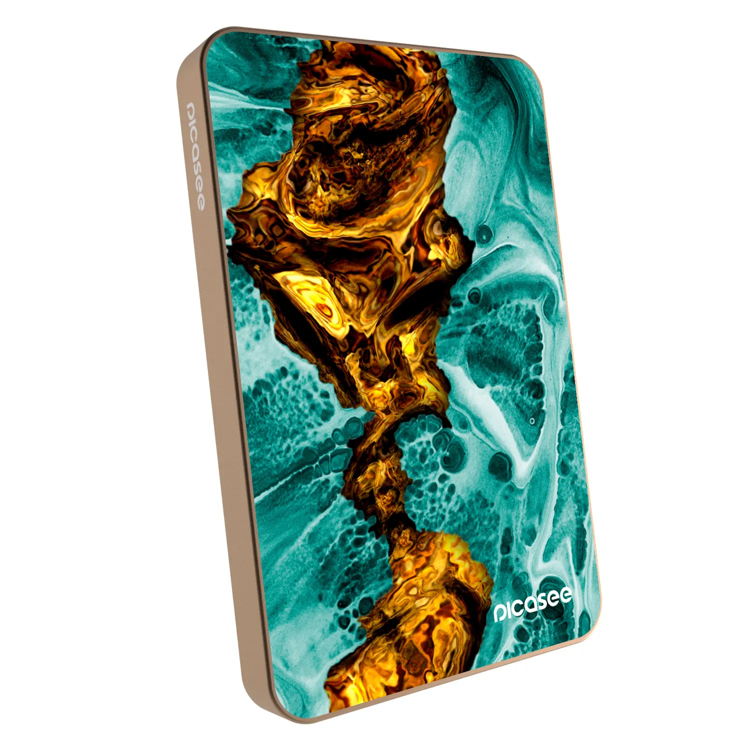 Picasee Powerbank z MagSafe 5 000 mAh Złoty - Goldsky