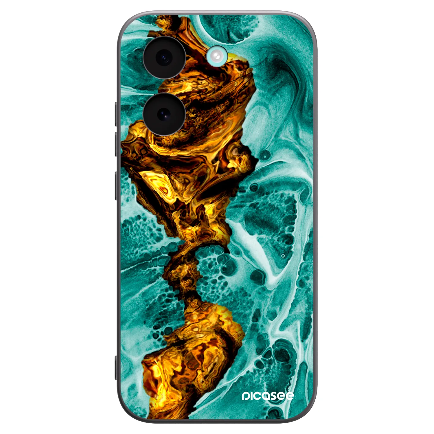 Picasee silikonowe czarne etui na Xiaomi Poco X8 Pro - Goldsky