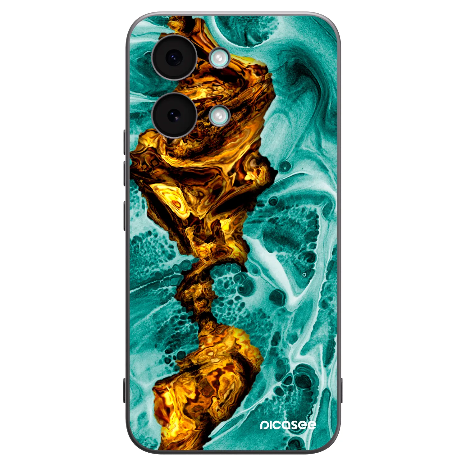 Picasee silikonowe czarne etui na Xiaomi Poco X8 Pro Max - Goldsky