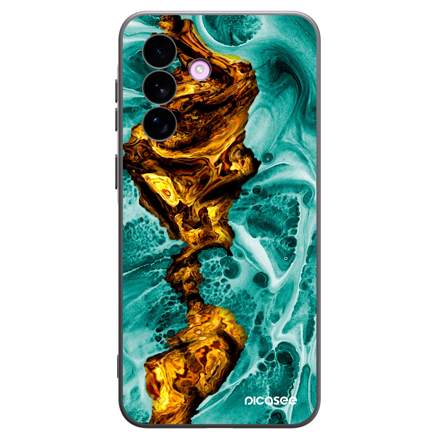 Picasee silikonowe czarne etui na Samsung Galaxy A57 5G - Goldsky
