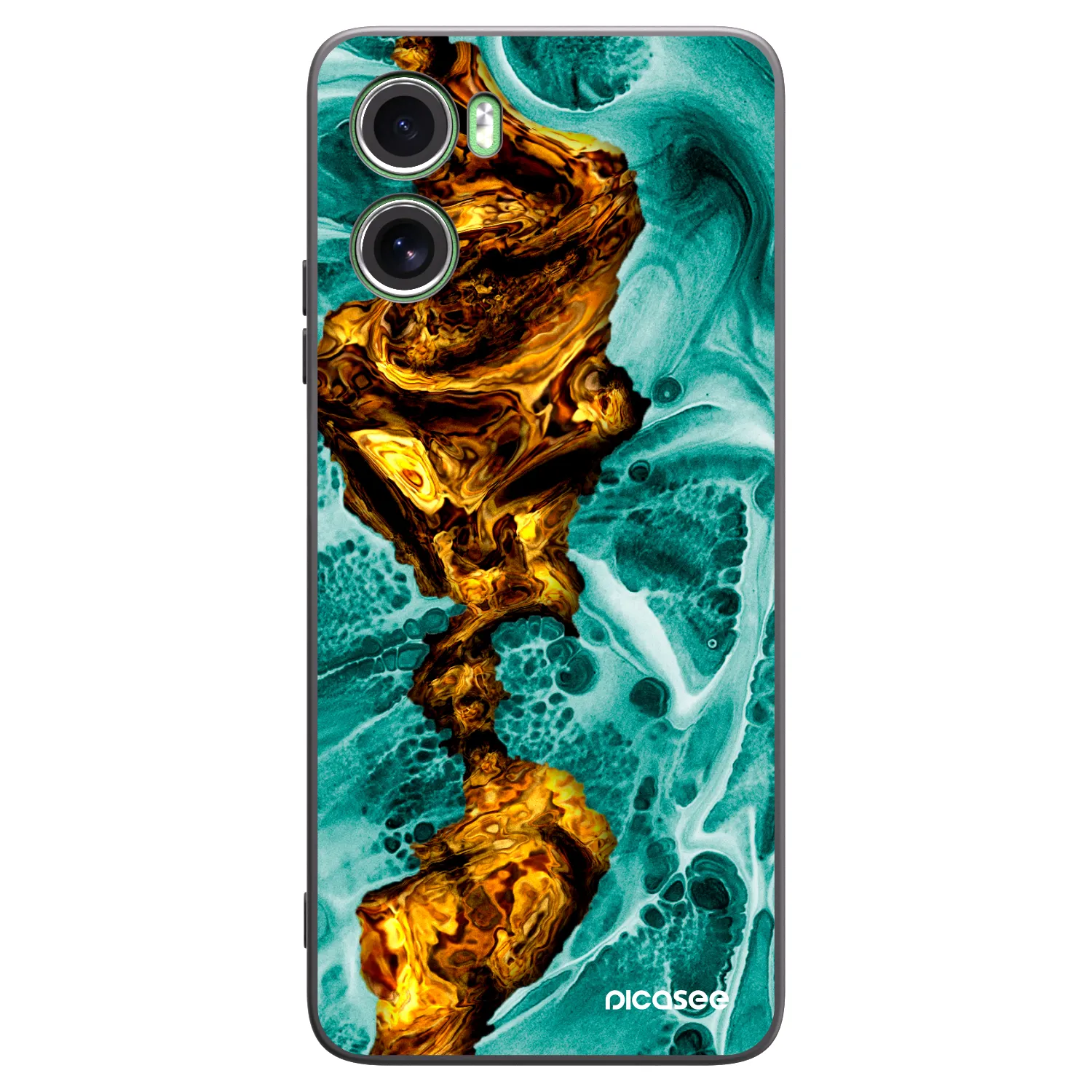 Picasee silikonowe czarne etui na Motorola Moto G06 - Goldsky