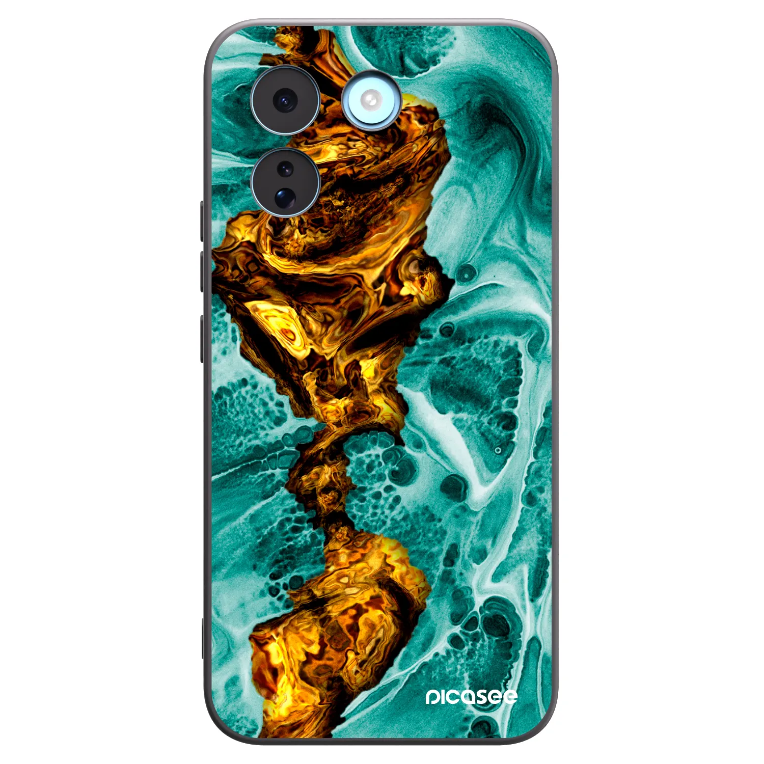 Picasee silikonowe czarne etui na Xiaomi Redmi Note 17 Pro MAX 5G - Goldsky