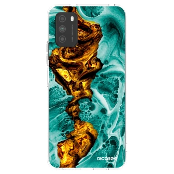 Picasee silikonowe przeźroczyste etui na Xiaomi Poco M3 - Goldsky