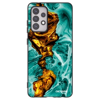 Picasee silikonowe czarne etui na Samsung Galaxy A52 5G A525F - Goldsky