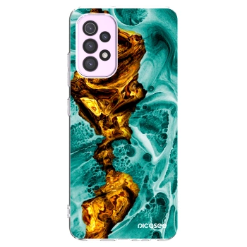 Picasee silikonowe przeźroczyste etui na Samsung Galaxy A32 5G A326B - Goldsky