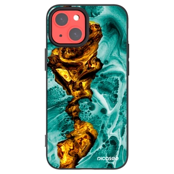 Picasee silikonowe czarne etui na Apple iPhone 13 mini - Goldsky
