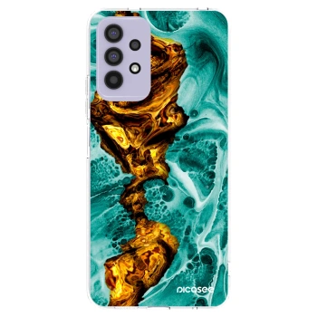 Picasee silikonowe przeźroczyste etui na Samsung Galaxy A32 4G SM-A325F - Goldsky