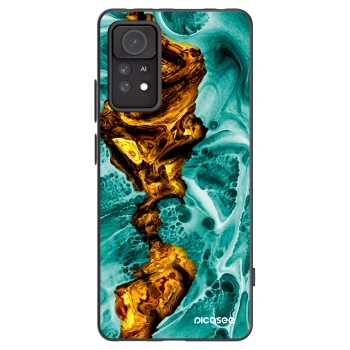 Picasee silikonowe czarne etui na Xiaomi Redmi Note 11 Pro 5G - Goldsky