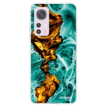 Picasee silikonowe przeźroczyste etui na Xiaomi 12 - Goldsky