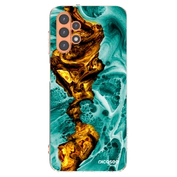 Picasee silikonowe przeźroczyste etui na Samsung Galaxy A13 4G A135 - Goldsky