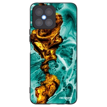 Picasee silikonowe czarne etui na Honor X8 4G - Goldsky