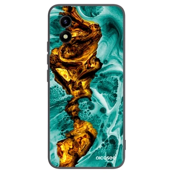 Picasee silikonowe czarne etui na Vivo Y01 - Goldsky