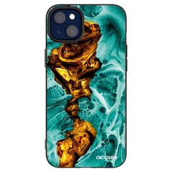 Picasee silikonowe czarne etui na Apple iPhone 14 Plus - Goldsky