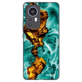 Picasee silikonowe czarne etui na Xiaomi 12T Pro - Goldsky