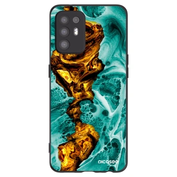 Picasee silikonowe czarne etui na OPPO A94 5G - Goldsky