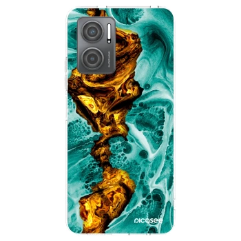 Picasee silikonowe przeźroczyste etui na Xiaomi Redmi 10 5G - Goldsky