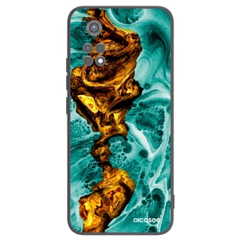 Picasee silikonowe czarne etui na Xiaomi Redmi Note 11S 5G - Goldsky