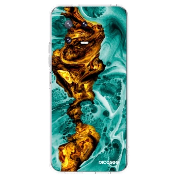 Picasee silikonowe przeźroczyste etui na Xiaomi 13 Pro - Goldsky