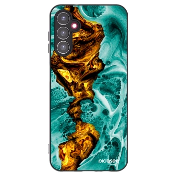 Picasee silikonowe czarne etui na Samsung Galaxy A14 5G A146P - Goldsky