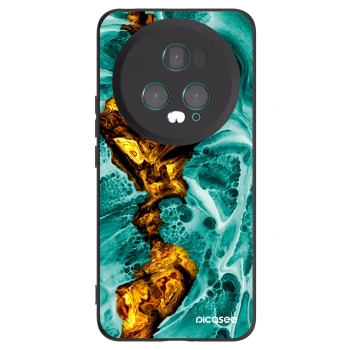 Picasee silikonowe czarne etui na Honor Magic5 Pro - Goldsky