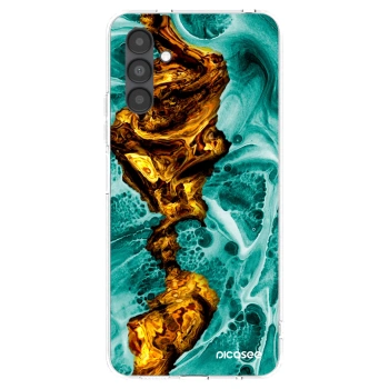 Picasee silikonowe przeźroczyste etui na Samsung Galaxy A04s A047F - Goldsky