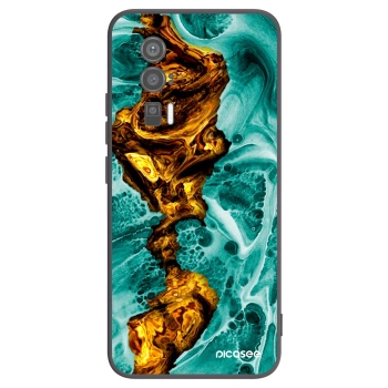 Picasee silikonowe czarne etui na Xiaomi Poco F5 Pro 5G - Goldsky