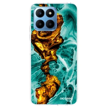 Picasee silikonowe przeźroczyste etui na Honor 70 Lite - Goldsky